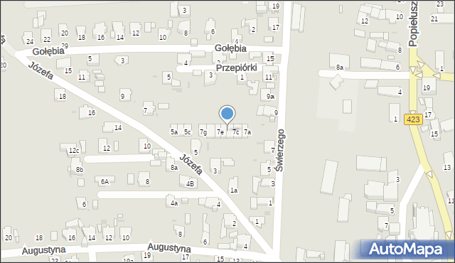 Opole, Świerzego Wawrzyńca, 7d, mapa Opola