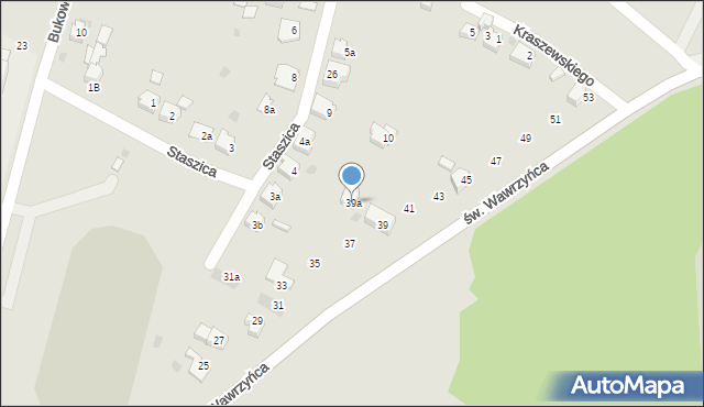 Orzesze, św. Wawrzyńca, 39a, mapa Orzesze