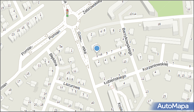 Ostrołęka, św. Rafała Kalinowskiego, 1, mapa Ostrołęka