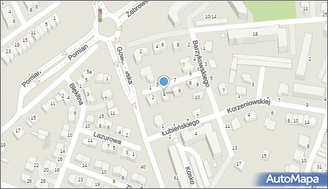 Ostrołęka, św. Rafała Kalinowskiego, 4, mapa Ostrołęka