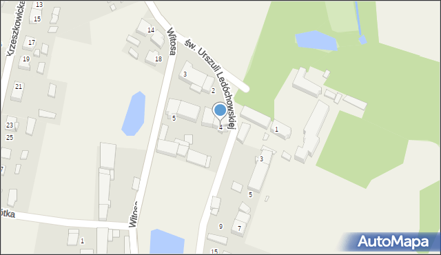 Otorowo, św. Urszuli Ledóchowskiej, 4, mapa Otorowo