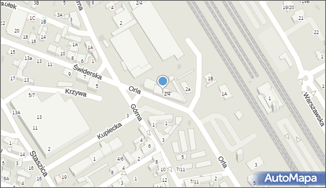 Otwock, Świderska, 2/4, mapa Otwock