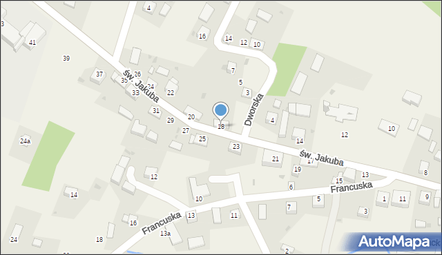 Pałecznica, św. Jakuba, 18, mapa Pałecznica