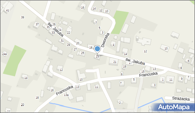 Pałecznica, św. Jakuba, 23, mapa Pałecznica
