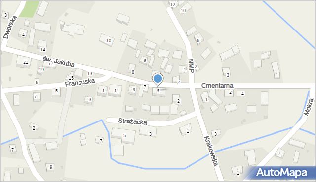 Pałecznica, św. Jakuba, 5, mapa Pałecznica