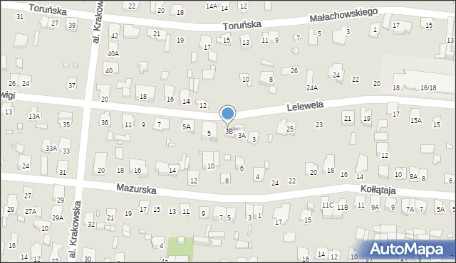 Piastów, św. Królowej Jadwigi, 3B, mapa Piastów
