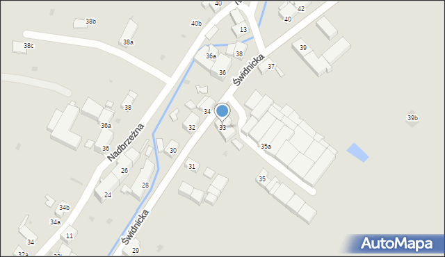 Pieszyce, Świdnicka, 33, mapa Pieszyce