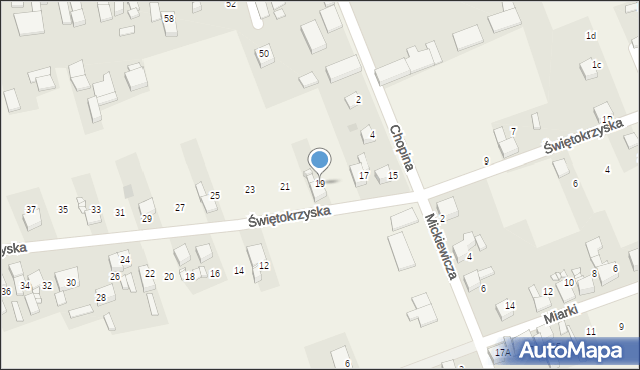 Pietrowice Wielkie, Świętokrzyska, 19, mapa Pietrowice Wielkie