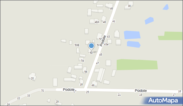 Piotrków Trybunalski, Świerczów, 52, mapa Piotrków Trybunalski