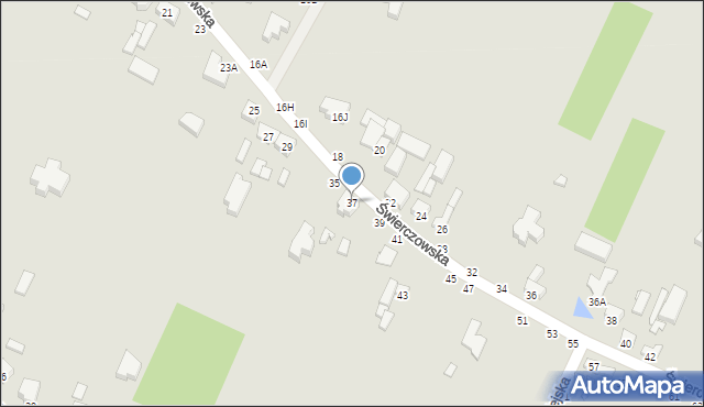 Piotrków Trybunalski, Świerczowska, 37, mapa Piotrków Trybunalski