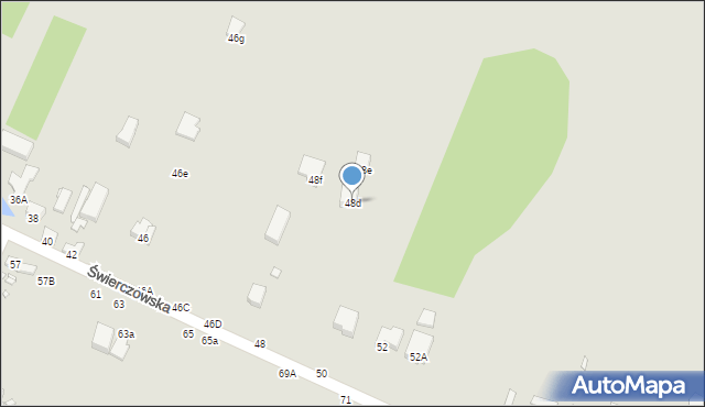 Piotrków Trybunalski, Świerczowska, 48d, mapa Piotrków Trybunalski