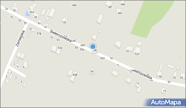 Piotrków Trybunalski, Świerczowska, 67, mapa Piotrków Trybunalski