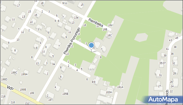 Piotrków Trybunalski, Świtalskiego Adama, płk., 6, mapa Piotrków Trybunalski
