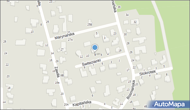 Piotrków Trybunalski, Świtezianki, 8, mapa Piotrków Trybunalski