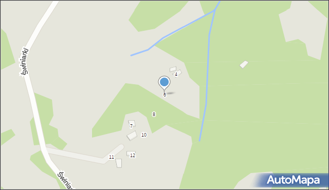 Piwniczna-Zdrój, Świniarki, 6, mapa Piwniczna-Zdrój