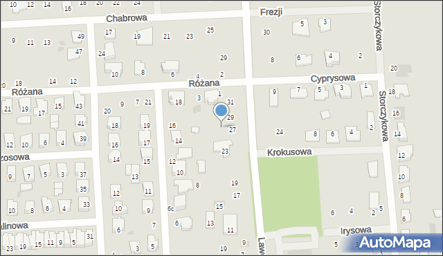 Płońsk, św. Jana Pawła II, 25, mapa Płońsk