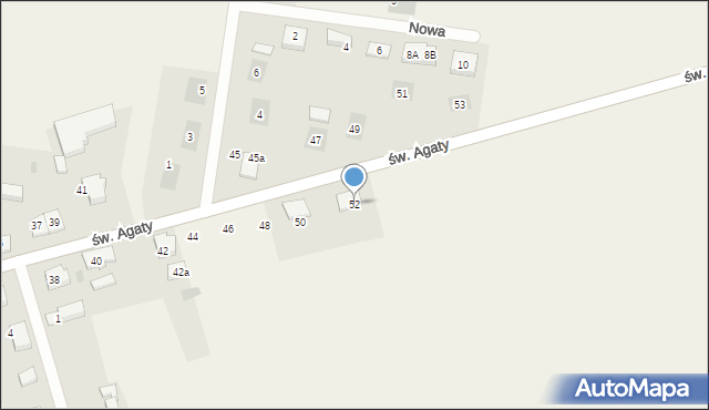 Połchowo, św. Agaty, 52, mapa Połchowo