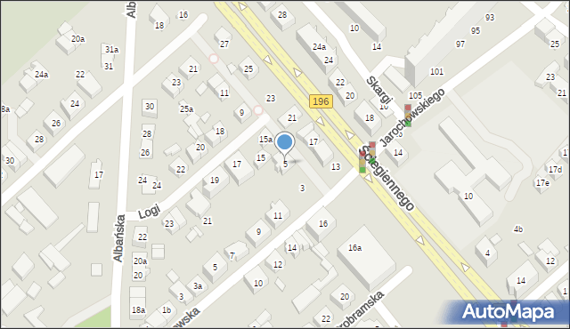 Poznań, Świętogórska, 5, mapa Poznania