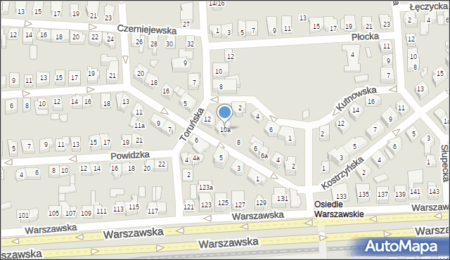 Poznań, Swarzędzka, 10a, mapa Poznania