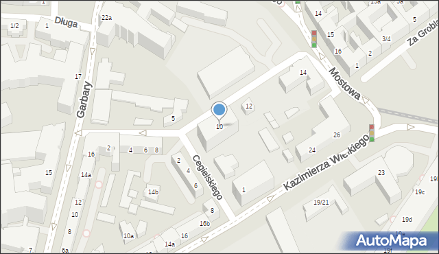 Poznań, św. Marii Magdaleny, 10, mapa Poznania