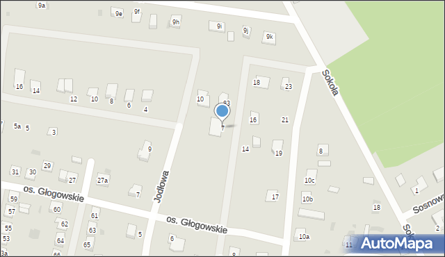 Przemków, Świerkowa, 7, mapa Przemków