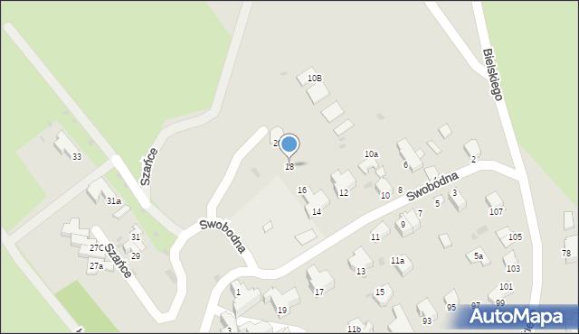 Przemyśl, Swobodna, 18, mapa Przemyśla