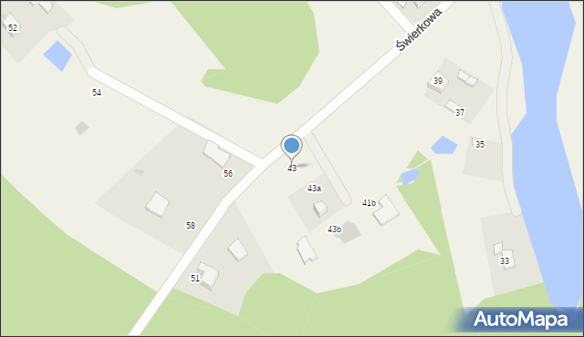 Przyjaźń, Świerkowa, 43, mapa Przyjaźń