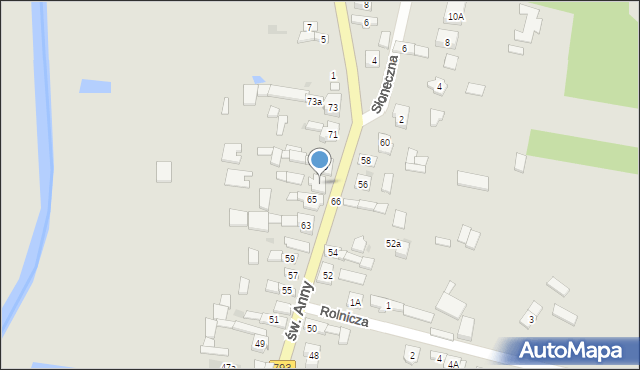 Przyrów, św. Anny, 67, mapa Przyrów