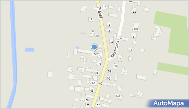 Przyrów, św. Anny, 73a, mapa Przyrów