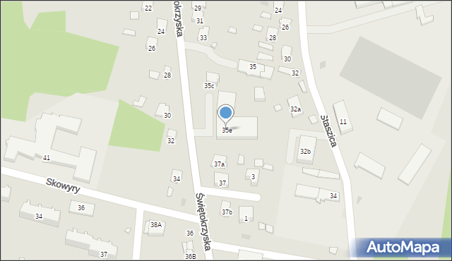 Przysucha, Świętokrzyska, 35e, mapa Przysucha