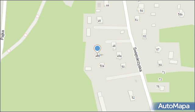 Przysucha, Świętokrzyska, 48b, mapa Przysucha