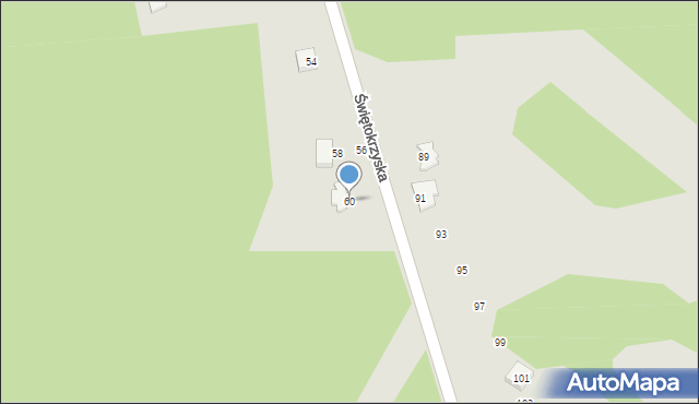 Przysucha, Świętokrzyska, 60, mapa Przysucha