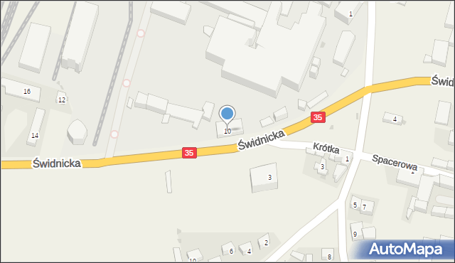 Pszenno, Świdnicka, 10, mapa Pszenno