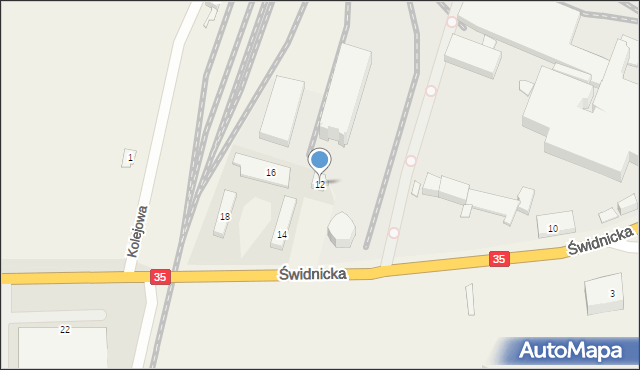 Pszenno, Świdnicka, 12, mapa Pszenno