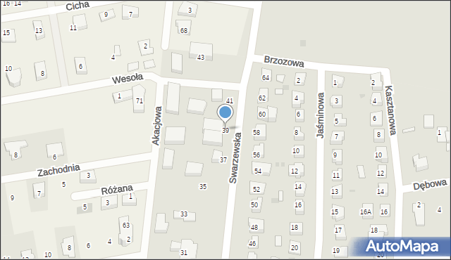 Puck, Swarzewska, 39, mapa Puck