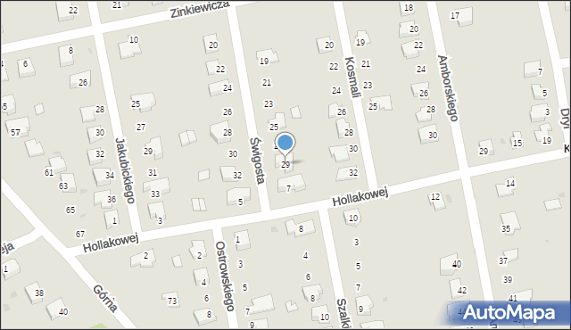 Puławy, Świgosta Franciszka, 29, mapa Puław