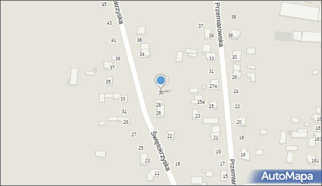 Pułtusk, Świętokrzyska, 30, mapa Pułtusk