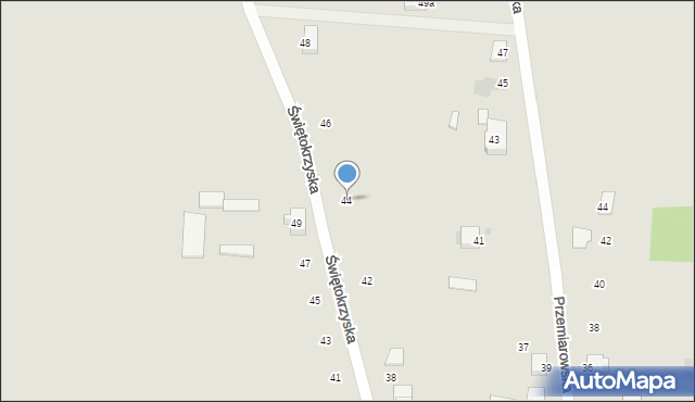 Pułtusk, Świętokrzyska, 44, mapa Pułtusk