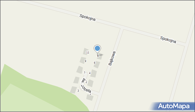 Racławice Wielkie, św. Józefa, 8, mapa Racławice Wielkie