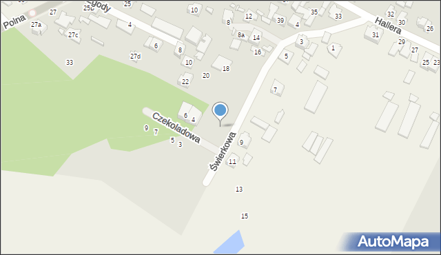 Radzymin, Świerkowa, 24, mapa Radzymin