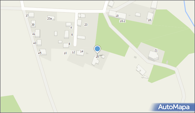 Raszów, św. Huberta, 16, mapa Raszów