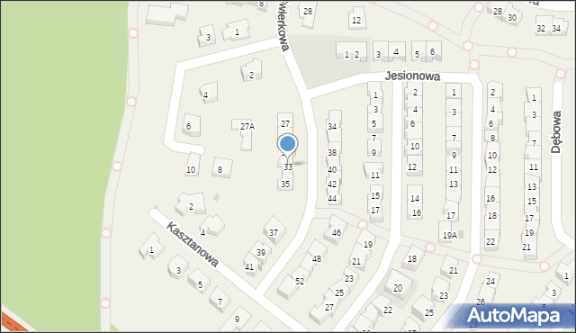 Rotmanka, Świerkowa, 33, mapa Rotmanka