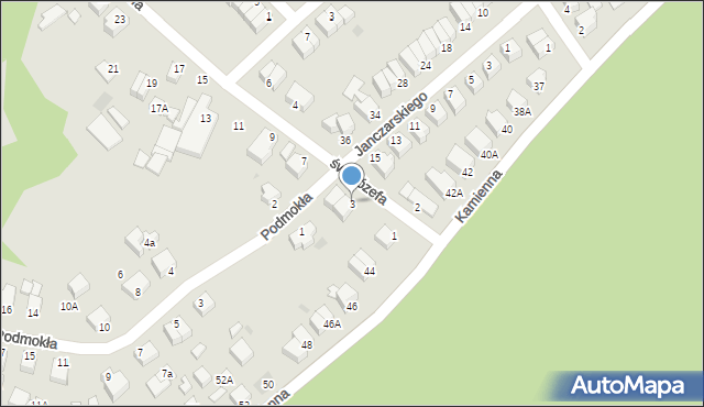 Rumia, św. Józefa, 3, mapa Rumia