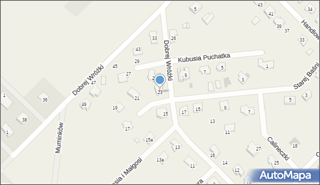 Rybienko Nowe, św. Mikołaja, 23, mapa Rybienko Nowe