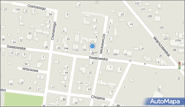 Ryki, Swatowska, 18, mapa Ryki