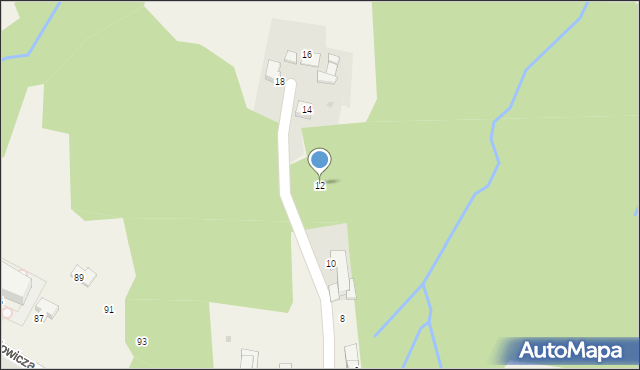 Rzeszotary, Świerkowa, 12, mapa Rzeszotary