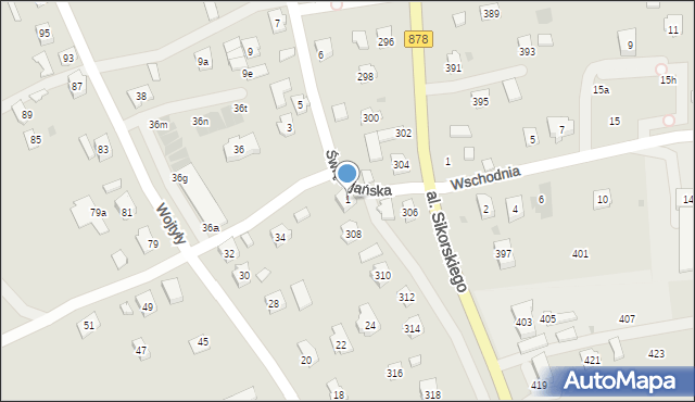 Rzeszów, Świętojańska, 1, mapa Rzeszów