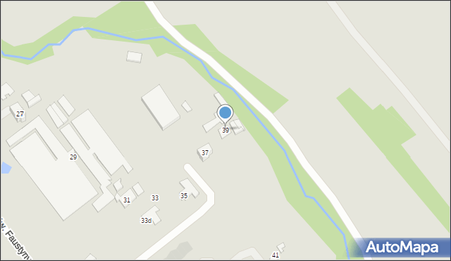 Rzeszów, św. Faustyny, 39, mapa Rzeszów