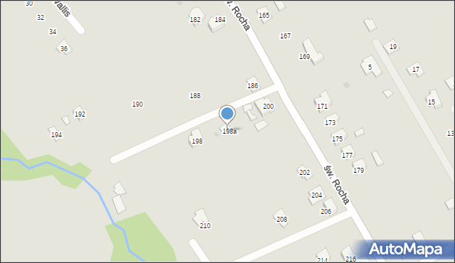 Rzeszów, św. Rocha, 200A, mapa Rzeszów