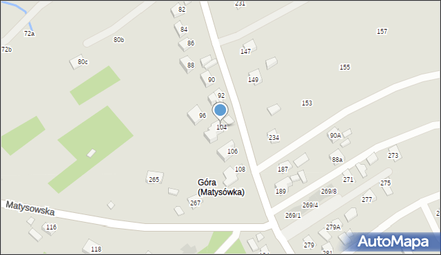 Rzeszów, św. Walentego, 104, mapa Rzeszów